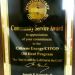  Community Service Award - Citizens Energy / CITGO Oil Heat Program